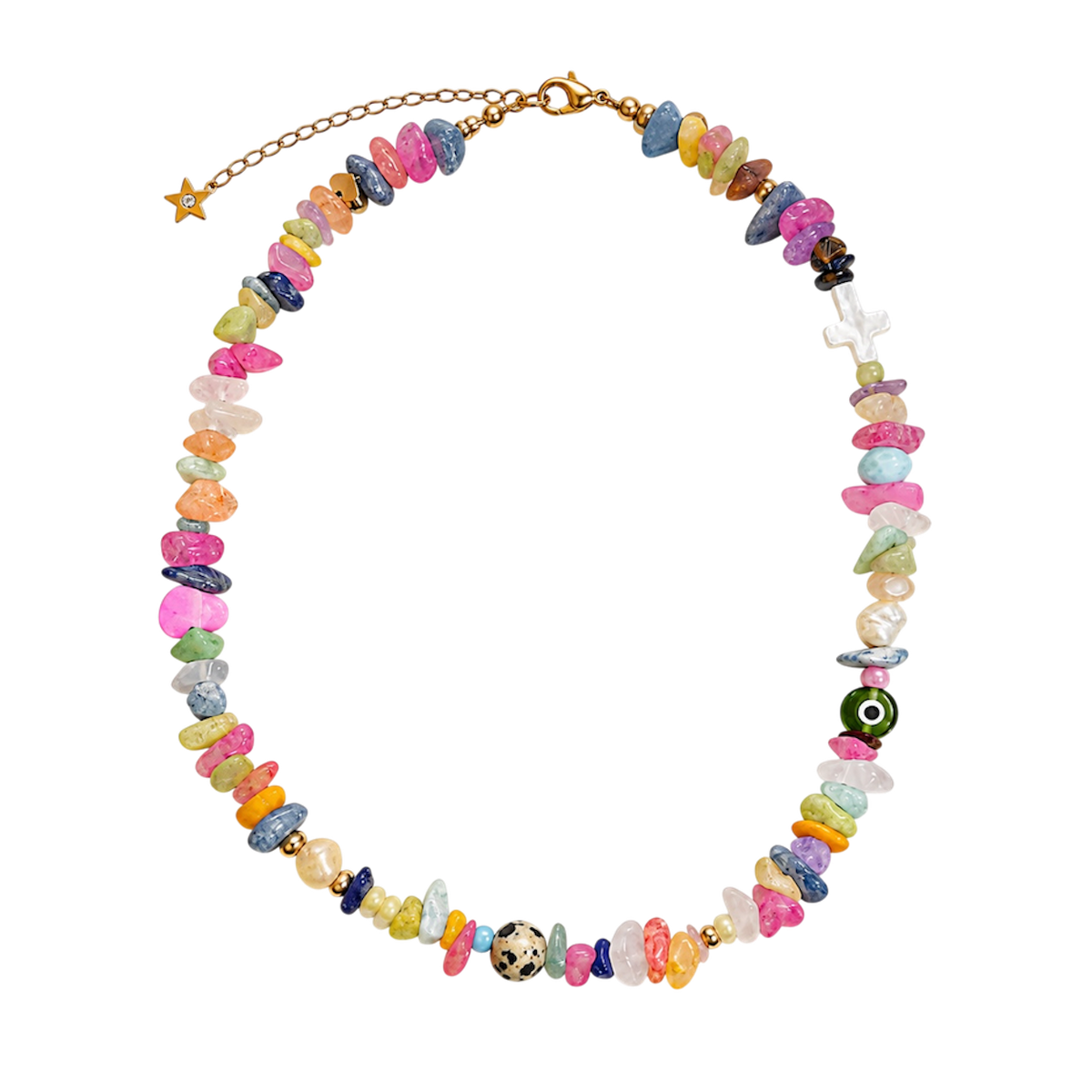Collar Alegría Multicolor | Jade y Piedras Naturales
