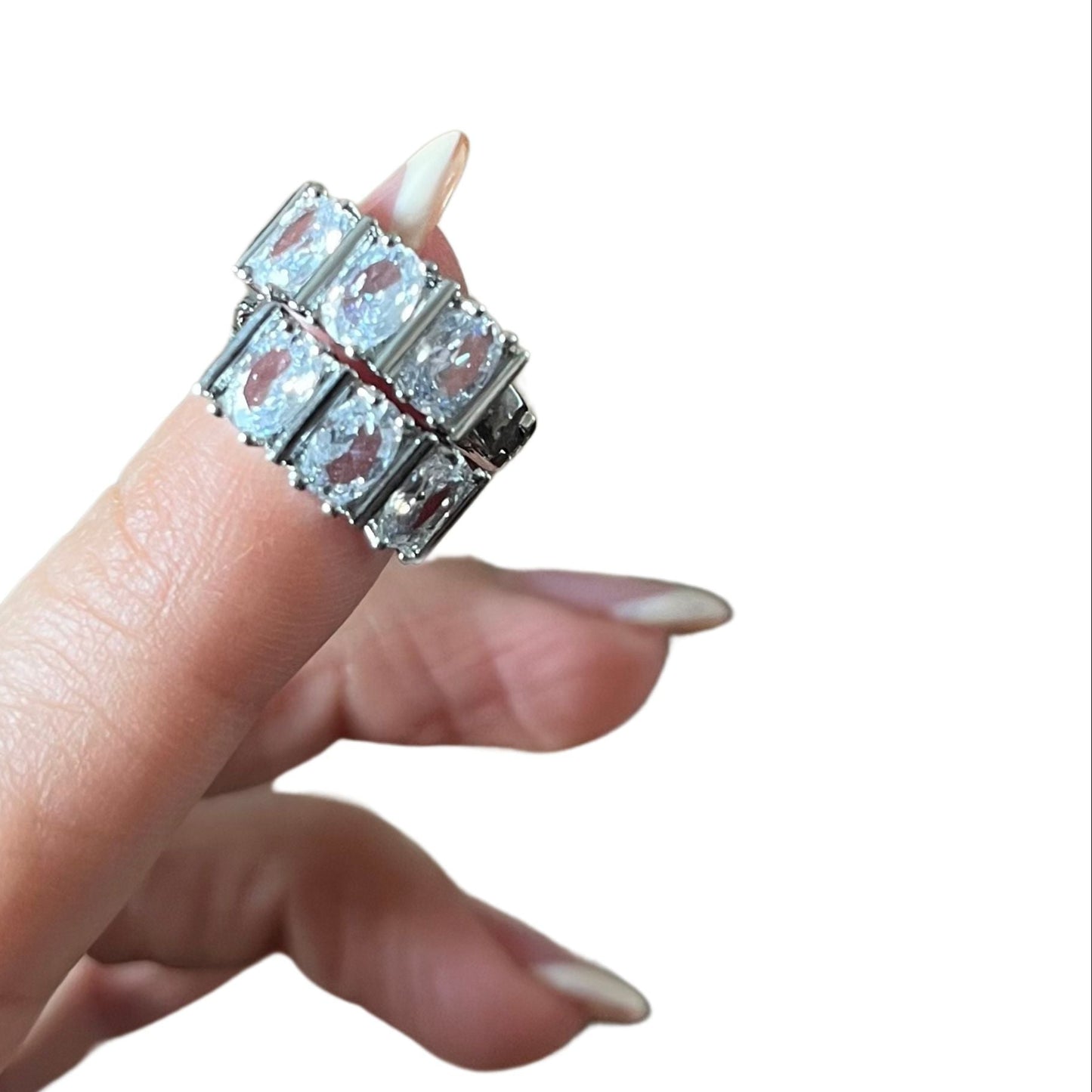 Arracadas de Acero Inoxidable con Circonitas – Estilo Brillante y Elegante