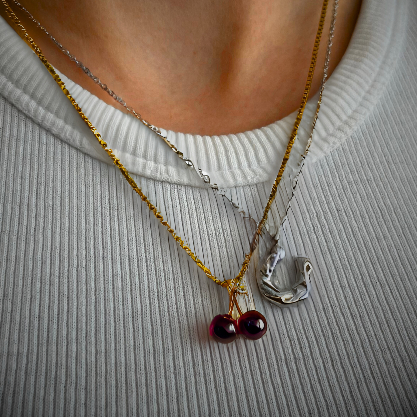 Collar Cerezas