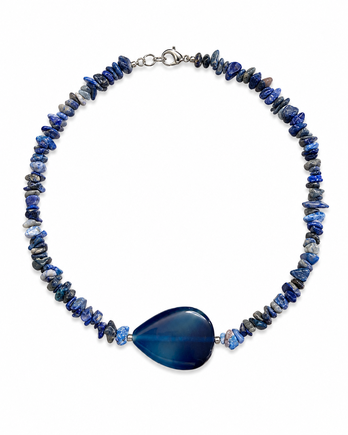 Collar Sabiduría Azul | Lapislázuli Natural Hecho a Mano