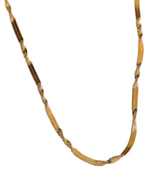 Collar Cadena de Serpiente Oro 18K