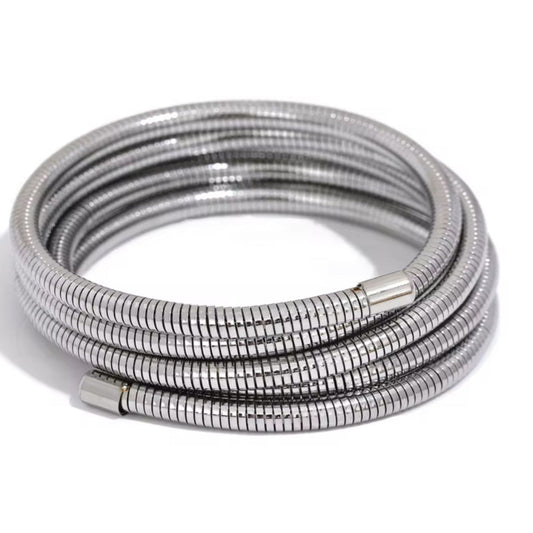 Brazalete Multicapa Elástico – Acero Inoxidable con Baño de Oro 18K