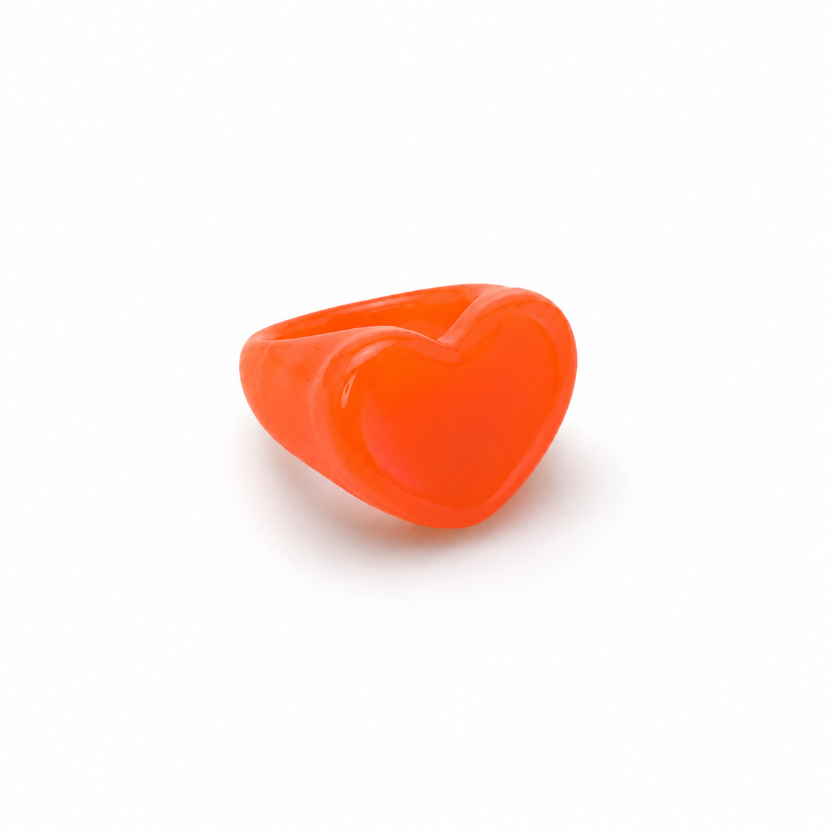 AURA Corazón | Anillo de Resina Chunky