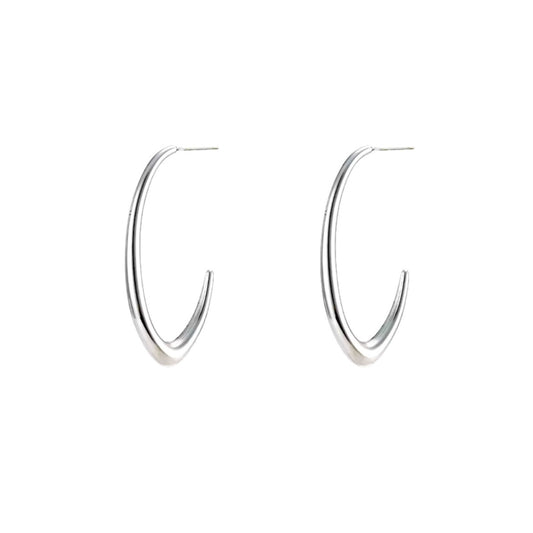 Arracadas en Forma de Gota de Acero Inoxidable -