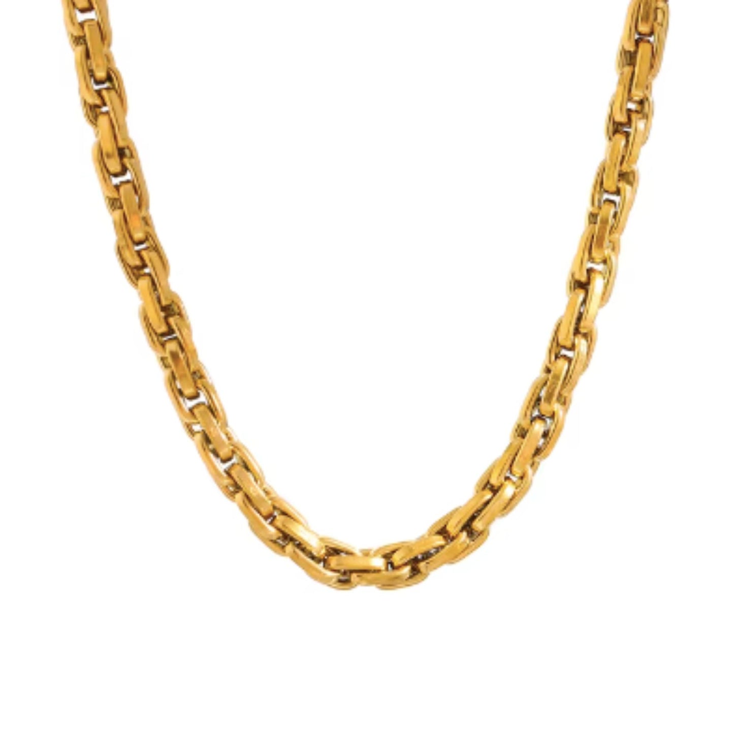 Collar Cadena Chunky Dorada – Acero inoxidable con baño de oro 18K