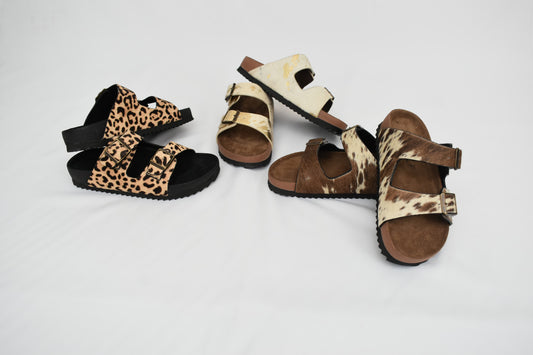 Sandalia Feline, Sandalia Moo Oro, Sandalia Moo Café